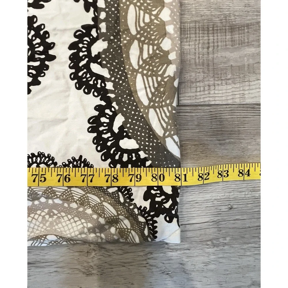 Ikea Lyckoax Duvet Cover Queen Cream Cream Beige Black Mandalas Medallions